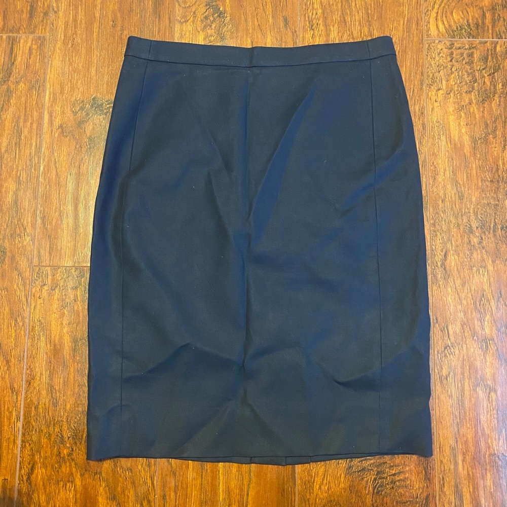 J Crew Navy Blue Pencil Skirt